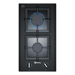 Piano Cottura S0408200 a Gas 2 Fuochi da 30 cm Colore Nero en oferta
