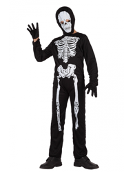 Costume tuta da scheletro bambino características