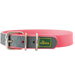 Collare Convenience Rosa Fluo Hunter: Tg 50 (35 - 45 cm) en oferta