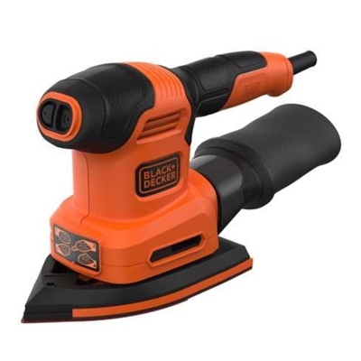 BEW200K Levigatrice multiuso Nero, Arancione 12000 Giri/min, Delta Sanders