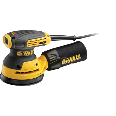 DWE6423-QS levigatrice portatile Levigatrice orbitale Nero, Giallo 12000 OPM 280 W, Levigatrice orbitale casuale