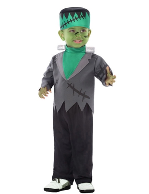 Costume da mostro artificiale verde bebè