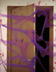 Decorazione per Halloween ragnatela viola en oferta