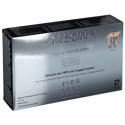 CRESCINA® Transdermic Isole Follicolari PLC12 Bulge-Stem 2100 Uomo
