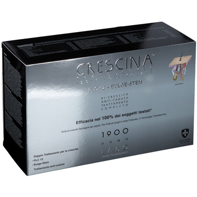CRESCINA® Transdermic Isole Follicolari PLC12 Bulge-Stem 1900 Uomo