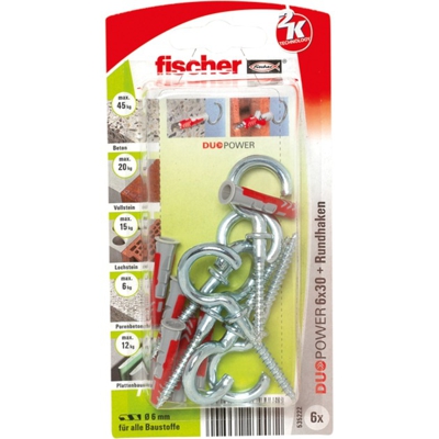 DUOPOWER 6x30 RH K, Tassello