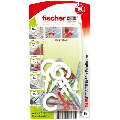 DUOPOWER 6x30 RH N K, Tassello