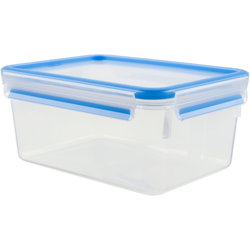 CLIP & CLOSE Scatola Rettangolare 2,3 L Blu, Trasparente 1 pezzo(i), Casella en oferta