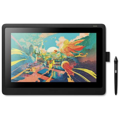 Cintiq 16 Display Interattivo con Penna, Display Full HD, 1.920x1.080, Colori Vivi, Compatibile con Windows e Mac, 16 Pollici