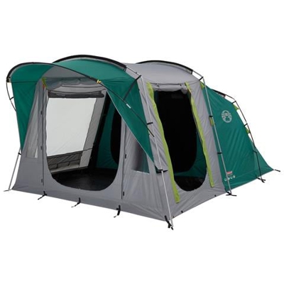 Oak Canyon 4 Tenda da Campeggio a Tunnel per 4 Persone Colore Verde / Grigio