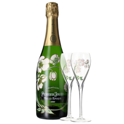 CHAMPAGNE PERRIER JOUËT - BELLE EPOQUE 2012 - COFANETTO REGALO 2 FLÛTES en oferta