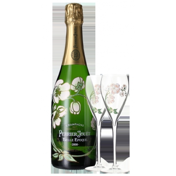 CHAMPAGNE PERRIER JOUËT - BELLE EPOQUE 2012 - COFANETTO REGALO 2 FLÛTES