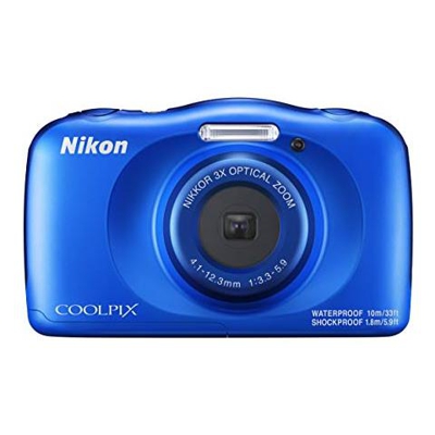 Fotocamera Digitale Subacquea Coolpix W150 13.2 Mpx Sensore CMOS Zoom Ottico 3x Full HD Wi-Fi - Blu