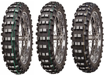 Mitas EF-07 ( 110/80-18 TT 58M ruota posteriore, M/C, Mescola di gomma Super, gelb )