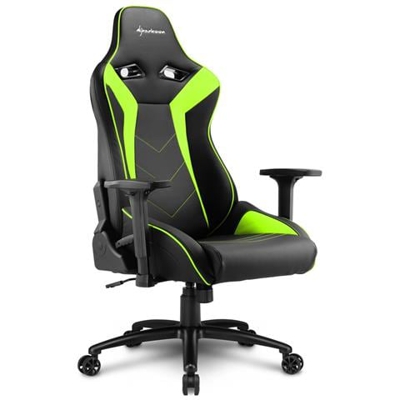 Sedia Gaming ELBRUS 3 in Similpelle Colore Nero / Verde