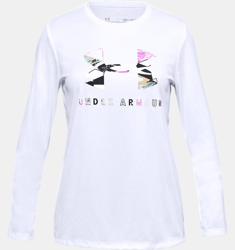 Maglia a manica lunga UA Big Logo da ragazza en oferta