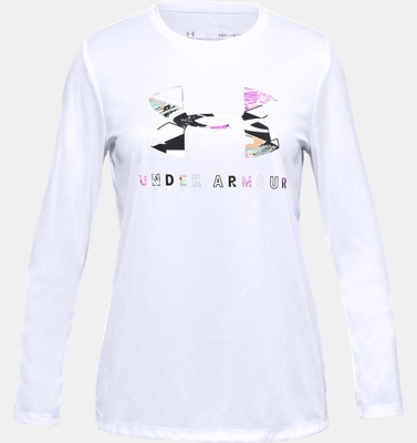 Maglia a manica lunga UA Big Logo da ragazza
