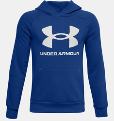 Felpa con cappuccio UA Rival Fleece Big Logo da ragazzo características