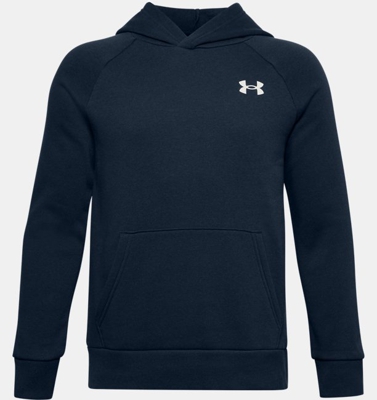 Felpa con cappuccio UA Rival Cotton da ragazzo