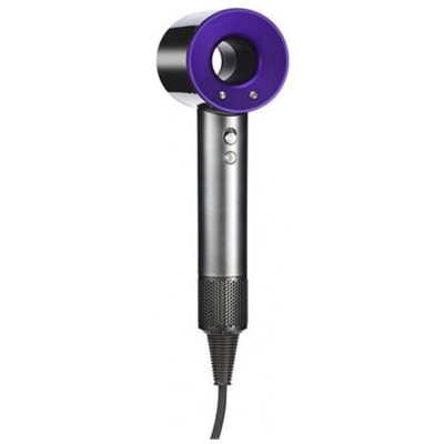 Asciugacapelli Supersonic Potenza 1600 Watt Colore Nero / Viola con Custodia