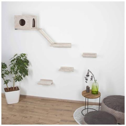 Percorso Sospeso Per Gatti Mont Blanc In Legno Beige precio