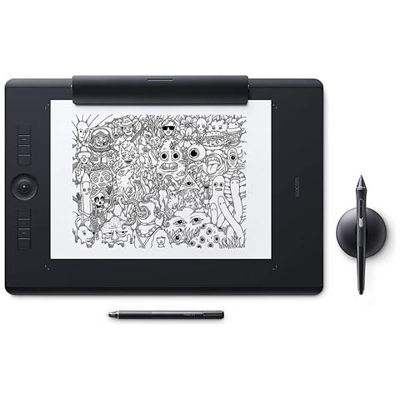 PTHP-860-S Intuos Pro carta fotografica, tavoletta grafica con penna sensibile alla pressione fino a 8000 livelli, funzione di digitalizzazione arte creata su carta, taglia L [ versione Nord Europa]