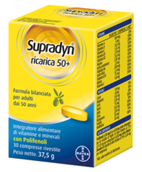 Supradyn Ricarica Vital Age 50+ Integratore Alimentare 30 Compresse Rivestite características