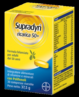 Supradyn Ricarica Vital Age 50+ Integratore Alimentare 30 Compresse Rivestite